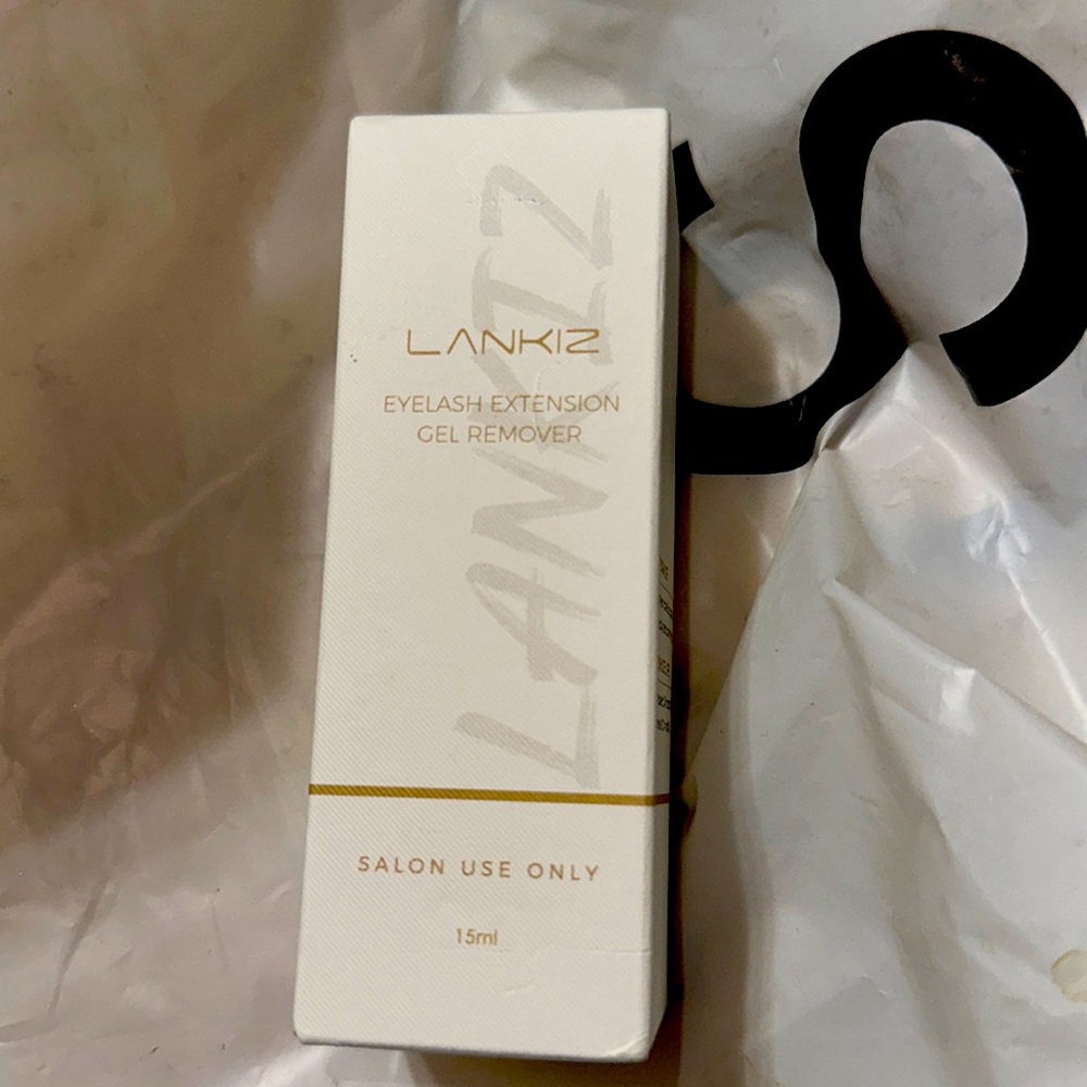 Eyelash extension gel remover NEW Lankiz NIB Sealed. Not Expired.  See Date.